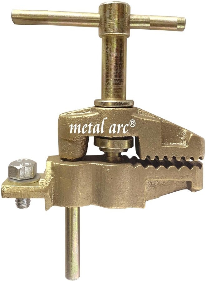 مشبك تثبيت أرضي يدوي للحام من Metal Arc INDUSTRIAL شديد التحمل 600 أمبير، يحمل علامة ISI، مزود بفكي تمساح، ST1BB7L (عبوة من قطعة واحدة) - Image 1
